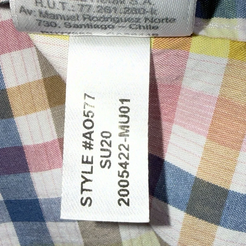 J Crew Shirt Mens XL Colorful Flex Washed Short Sleeve Button Up Preppy Spring - Picture 7 of 9